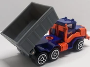 Rear view with bed tilted.