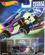 Carded 2019 HW Entertainment Bone Shaker (Rocket League deco)