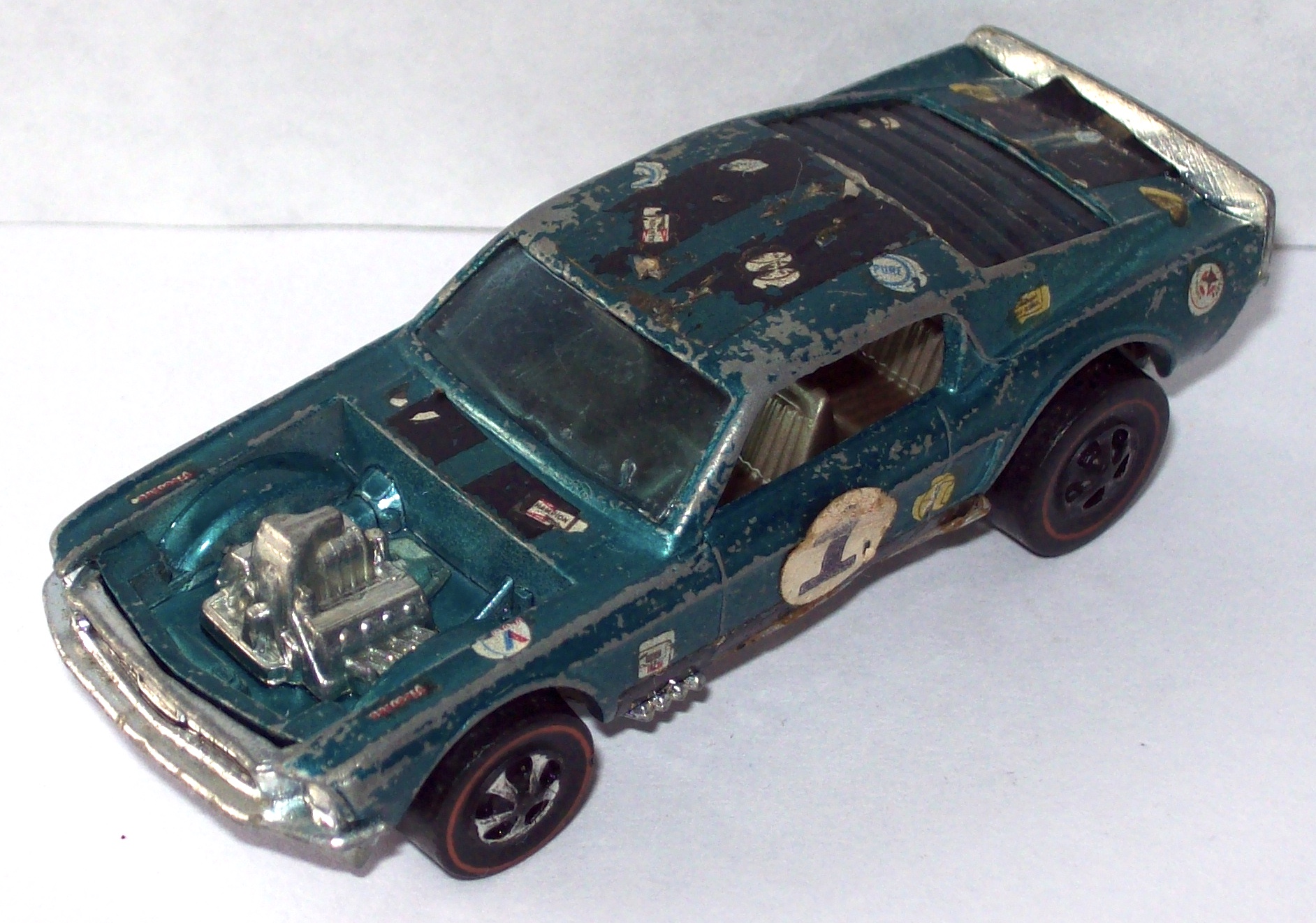 1969 mustang boss deals hoss hot wheels