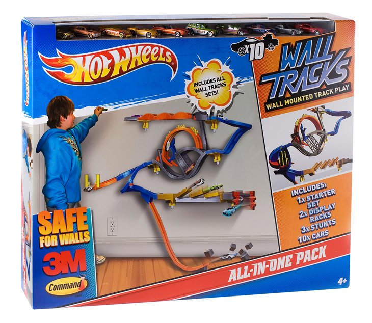 Mais uma novidade da Hot Wheels – Wall Tracks