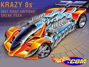 2001 Hot Wheels Website 'Sneak Peek' artwork.