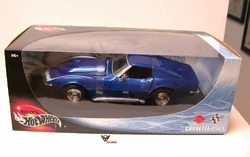 Hot Wheels 1/18 - Chevrolet Corvette ZL1 Stingray 427 Coupé 1969 - Rouge - Occasion