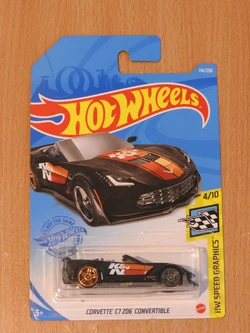HOT WHEELS CORVETTE C7 Z06 CONVERTIBLE SUPER TREASURE HUNT (Neu (gemäss