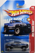 Blue 2008 Web Trading Cars release on card.