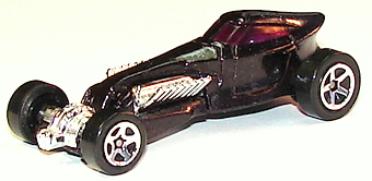 1999 Hot Wheels #979 Terrorific Series 3/4 SWEET 16 II Black w/Chrome 5 Spokes 