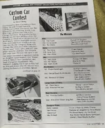 June–August 2002 Newsletter Article of the 2nd Annual Hot Wheels Collectors Nationals Custom Car Contest