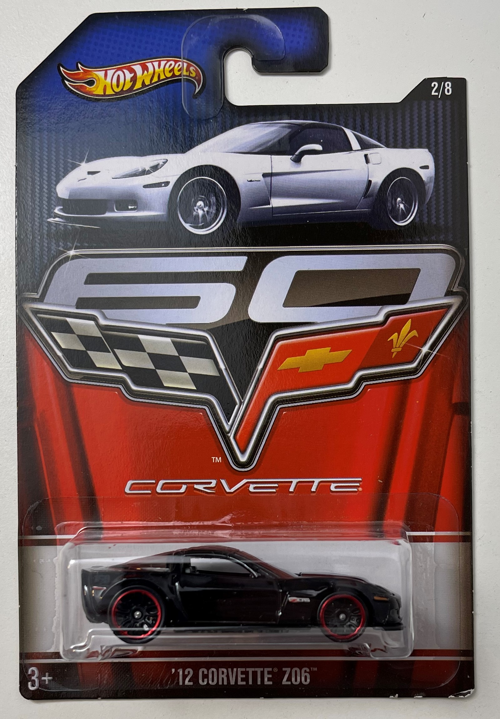 【希少】Hot Wheels Corvette C6 2台セット Hot Wheels Corvette C6, HW Roadsters 2/5 [Orange] 40/250