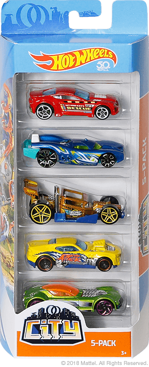 hot wheels city 5 pack 2018