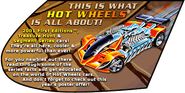 2001 Hot Wheels website banner.