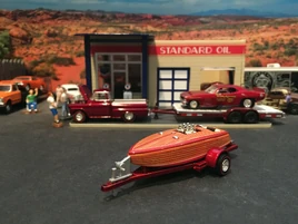 Smoke 'N Water 3-Vehicle Set Trailer and Boat 8