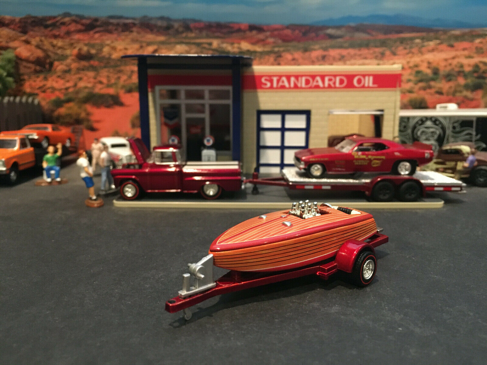 Hot wheels boat and trailer 2025
