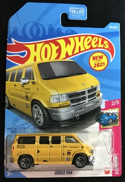 dodge van hot wheels