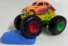 VW Beetle Monster Truck Neon Shockers loose