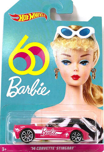 hot wheels barbie 14 corvette stingray