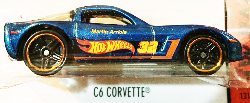 HOT WHEELS 2015 HW Race C6 Corvette 