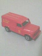 Corgi Original Land Rover MKII Royal Mail Truck, the 1980s predecessor to the Hot Wheels Version