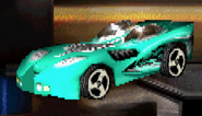 Splittin' Image 2 as a playable car in Hot Wheels Turbo Racing