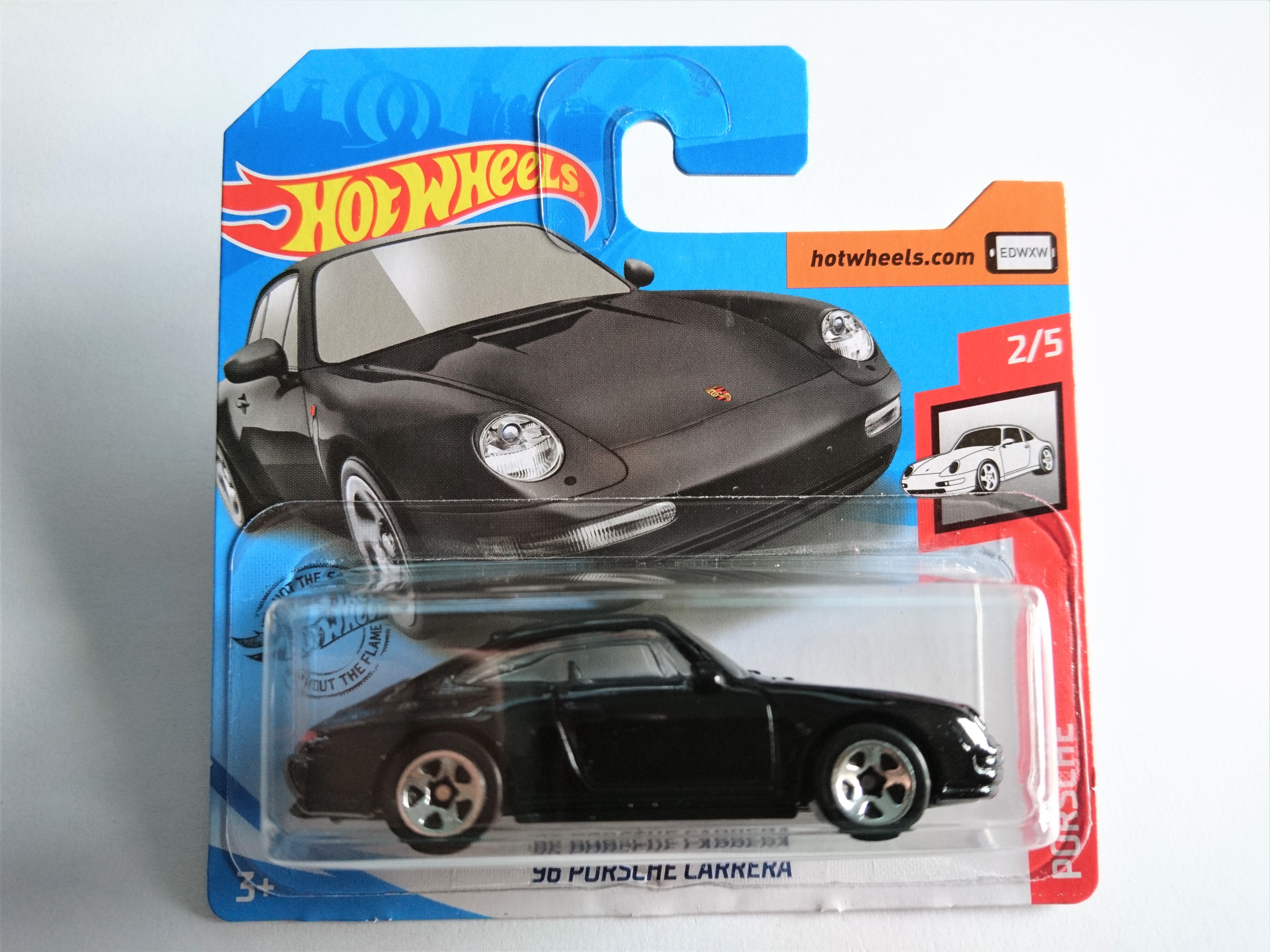 Hot Wheels Porsche ’96 Posche Carrera schwarz 2/5 2020 NEU 