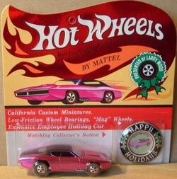 ホットウィール EMPLOYEE HOLIDAY CAR CUSTOM OTTO Hot Wheels Custom Otto Orange #6 Mainline 2024 Case A/B (In