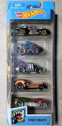 hot wheels street beasts 5 pack