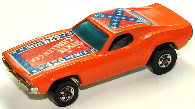 Details about   HOT WHEELS REBEL RIDES 09/10 DIXIE DODGE CHALLENGER RED WITH FLAMES 145/190 
