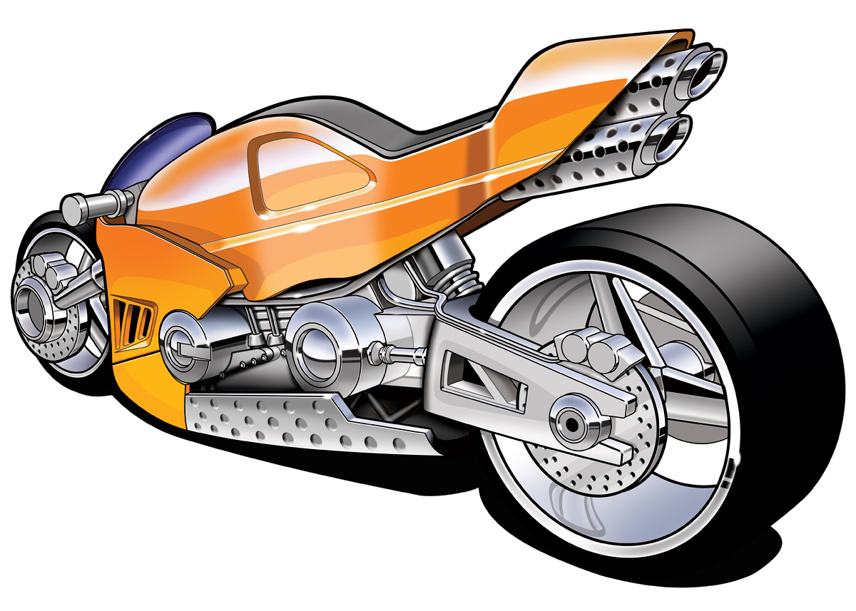 hot wheels motorbike