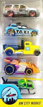 HW City Works 5-Pack (2017) | Hot Wheels Wiki | Fandom