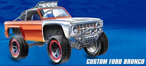 2016 Hot Wheels Custom Ford Bronco GREEN Special Edition A38 Truck Series 