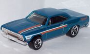 '70 Road Runner, white & orange stripes on side and hood, black seats, clear window, chrom base, 2013 mp
