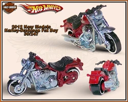 Hot Wheels Harley Davidson Fat Boy 2012 – Modello In Pressofuso Scala 1:64 [Giallo]