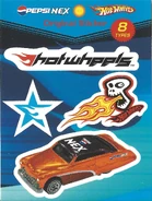 Stickers included with Pepsi NEX version
