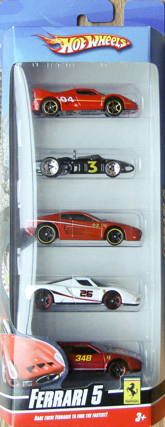 Category:Ferrari 5-Pack Hot Wheels. 