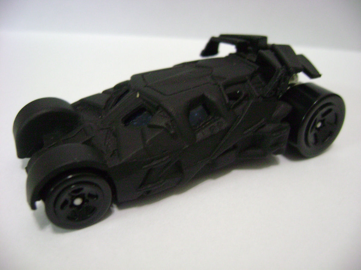 The Dark Knight Batmobile Hot Wheels Basic Loose - Batman Matte Dark Blue 