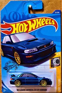 Version Blue HW Turbo 1//5 Hot Wheels 23//250 98 Subaru Impreza 22B STi