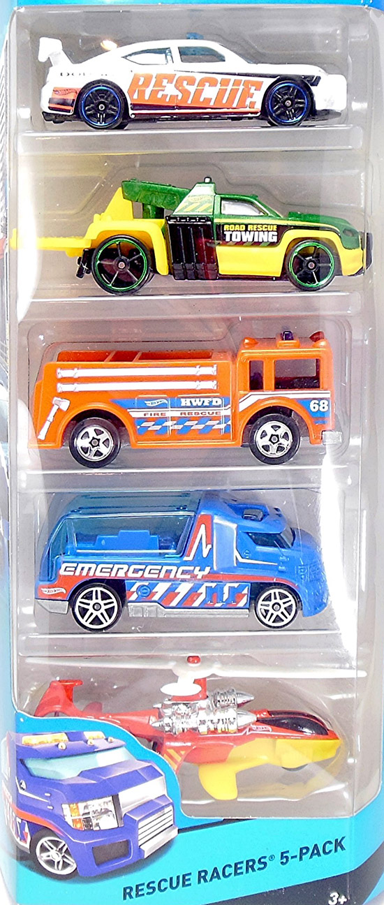 Rescue Racers 5-Pack (2015) | Hot Wheels Wiki | Fandom