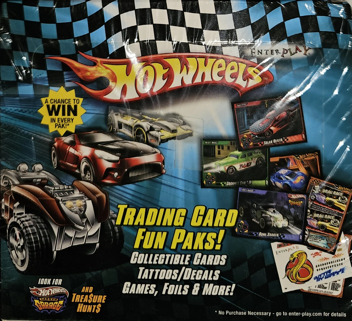 Panini Hot Wheels On The Road Trading Cards - Caja de 24 sobres