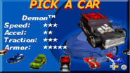 The DEMON was playable in Hot Wheels Velocity X GBA