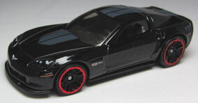 Hot Wheels 12 Corvette Z06 in Black 2012 New Models 1:64 Scale Collectible Die Cast Car #005