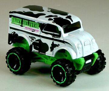 Carrinho Hot Wheels Monster Trucks Dairy Delivery - Alfabay - Cubo