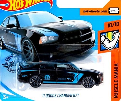 HOT WHEELS FYX88 '11 Dodge Charger R/T 80 Years BatmanOVPNeu 
