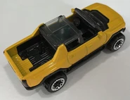 Skateboard in truck bed