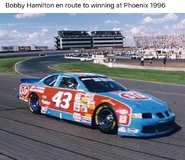 This always bothered me for the 1997 Pro Racing line, but the Blister for the #43 STP car features a car that HW never made. This mostly Blue with Red sides #43 car came from 1996. Though the 2000 variant looks similar, it is different.