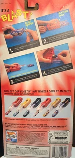 Back of the Package revealing a Blue Prototype 