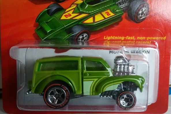 Hot Wheels 2001 Morris Wagon ミニカー Hot Wheels 2001 First Editions Green Morris Wagon Toy Car