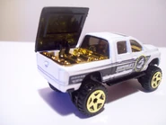 The 2010 version features a truck bed that opens.