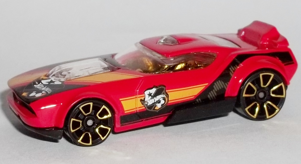 2014 Hot wheels Fast Fish Red Version With Factory Set Sticker