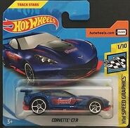 Corvette C7-R Blu FJY32 Card