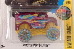 Carrinho Hot Wheels Monster Trucks Dairy Delivery - Alfabay - Cubo