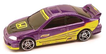 hot wheels honda civic si 2001
