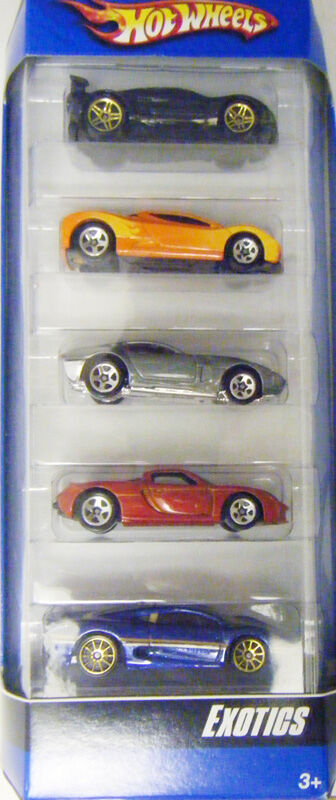 hot wheels 5 pack exotics